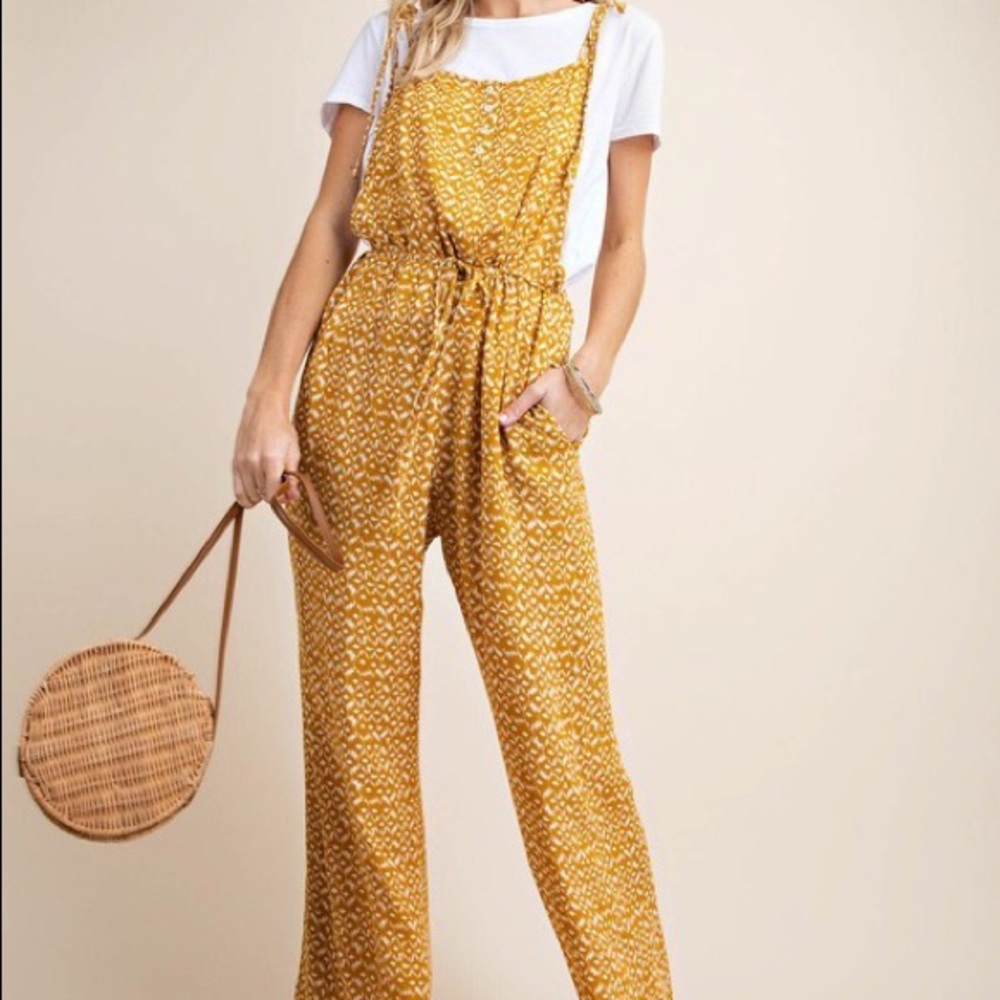 Honey Mustard Jumpsuit